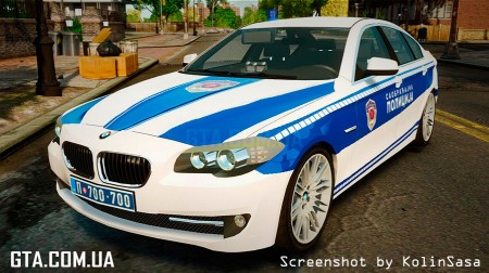 BMW 5 Series Serbian Police Traffic Unit